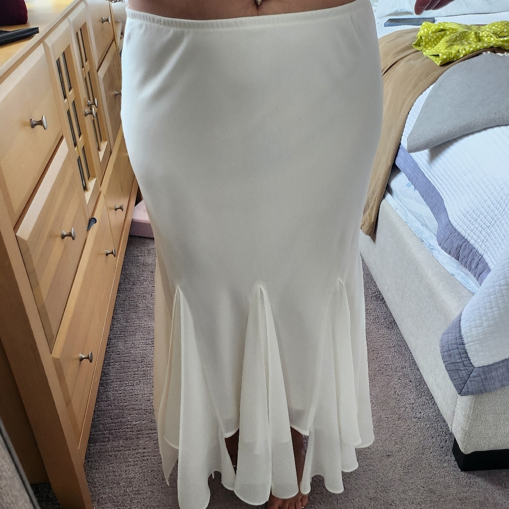 Cream Maxi Skirt